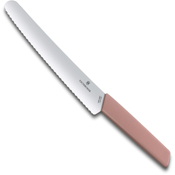 Swiss Army Brands 2024 Victorinox Kitchen Swiss Modern 8.5In Bread Knife Apricot-Rose VIC-6.9076.22W5B - main